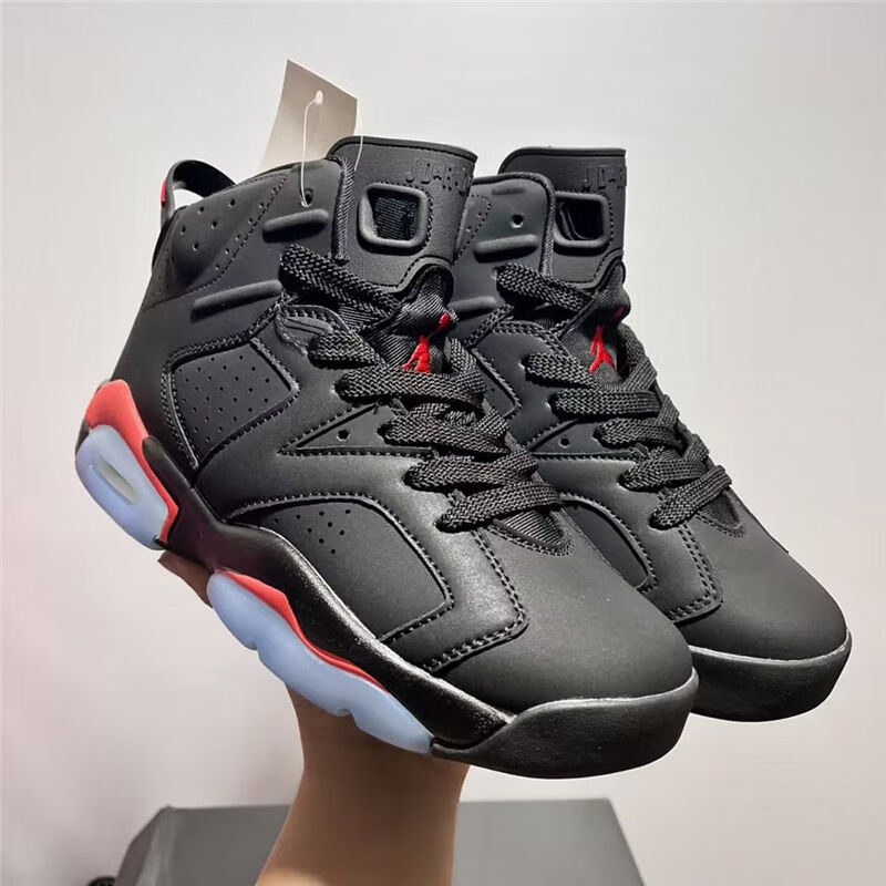 【官方旗舰】aj6高帮男女运动气垫篮球鞋ts橄榄绿乔6黑红胭脂手稿