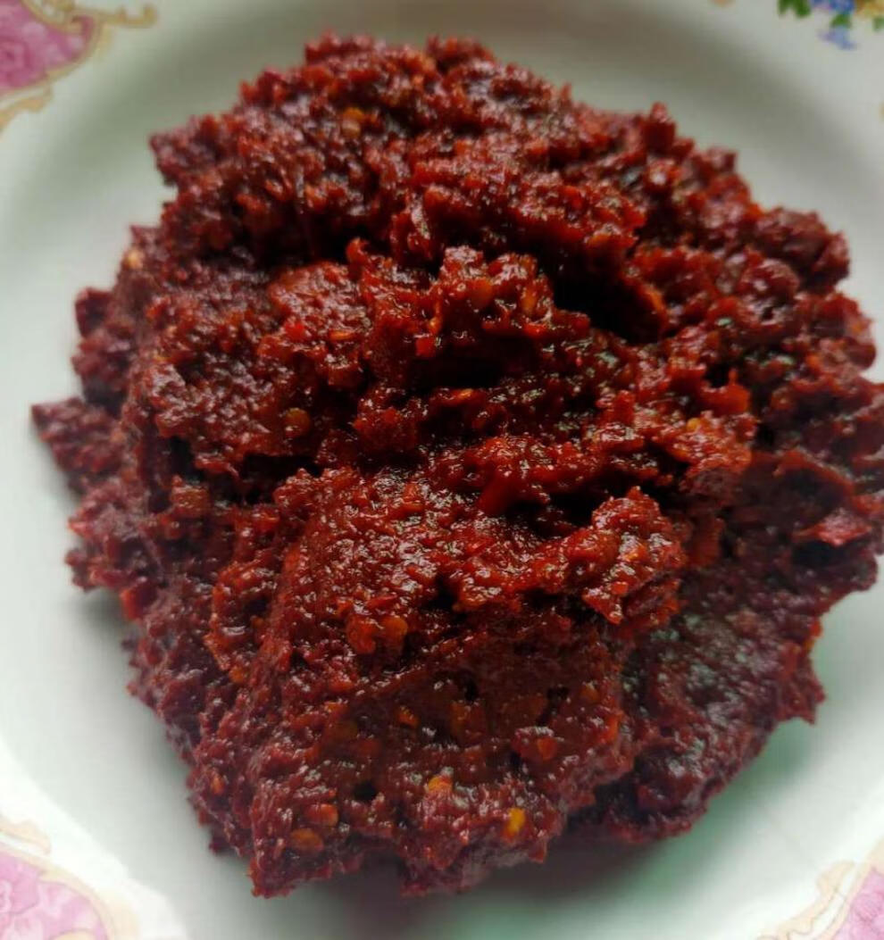 麦子酱 湖南农家自制邵东特产邵阳辣酱500g 500g【图片 价格 品牌