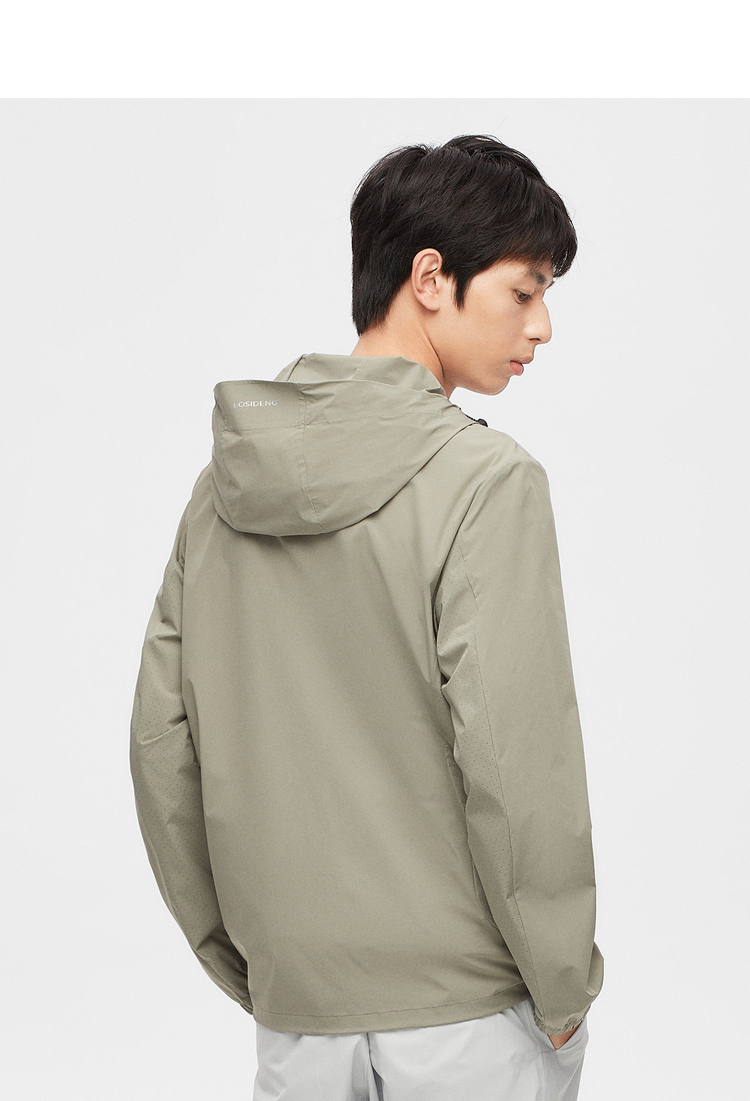 波司登upf55防晒衣男士2022年春季凉感轻薄透气吸热降温连帽外套b