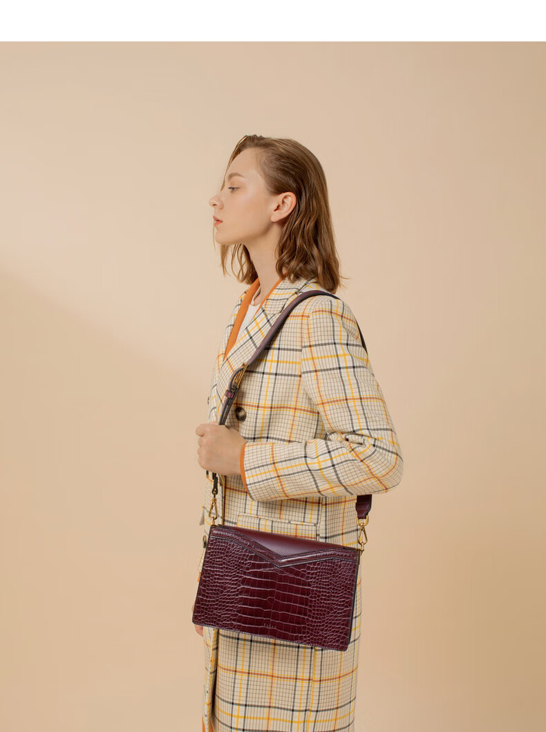 pedro女包pw2-75210069鳄鱼纹印花斜挎包 单肩包 绿色 m