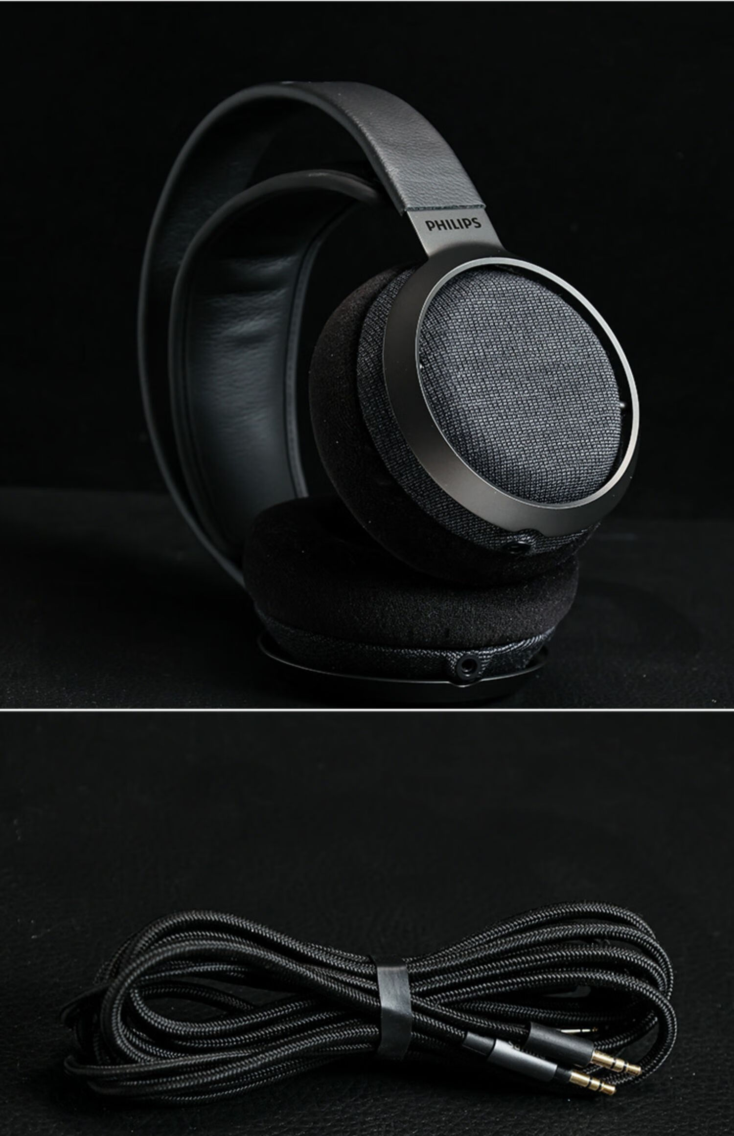 philips/飞利浦 x3 旗舰头戴式有线hifi音乐耳机 开放发烧高保真 另