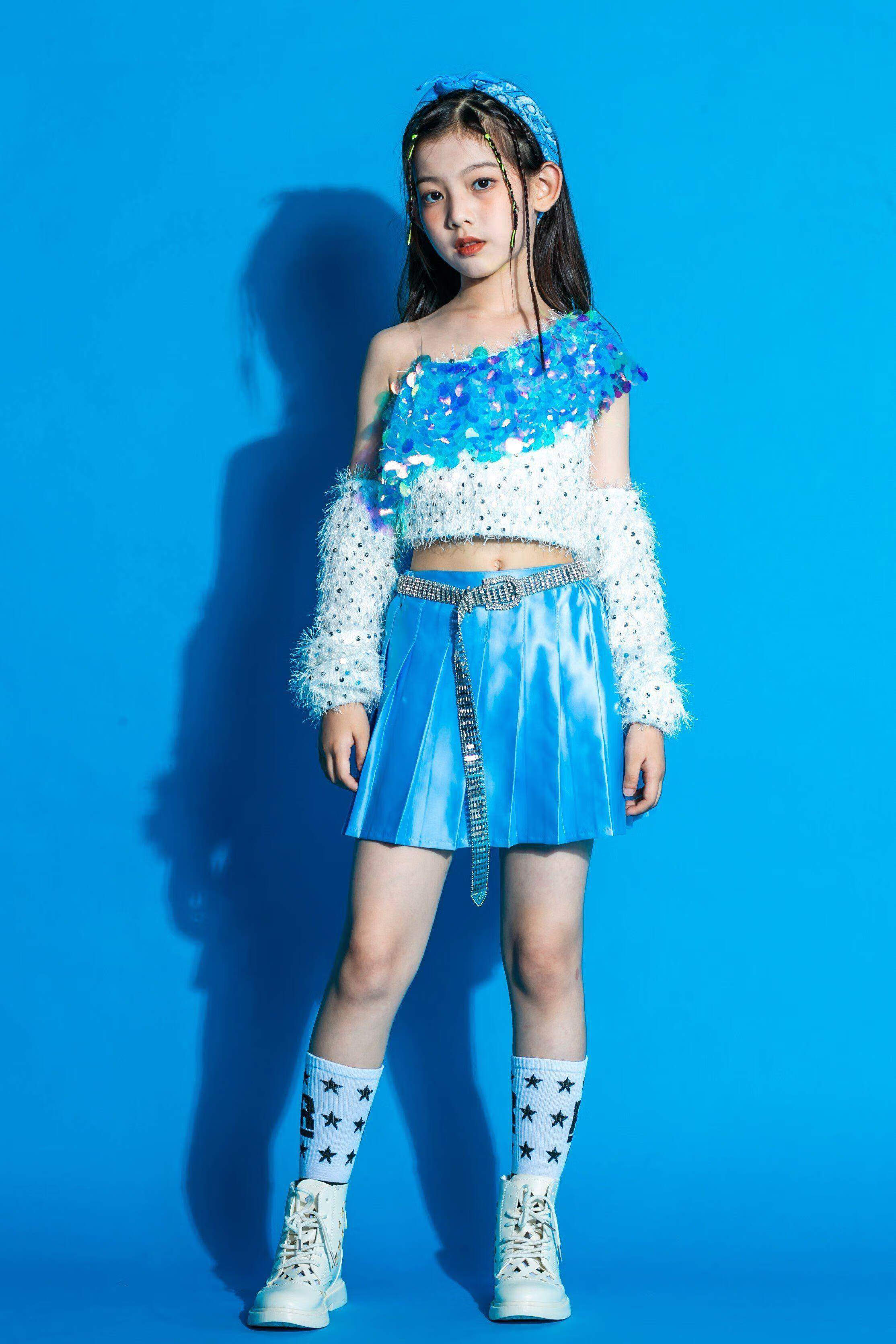 阪铭 爵士舞服装女套装女团打歌服blackpink爵士舞服装衣服夏装jazz