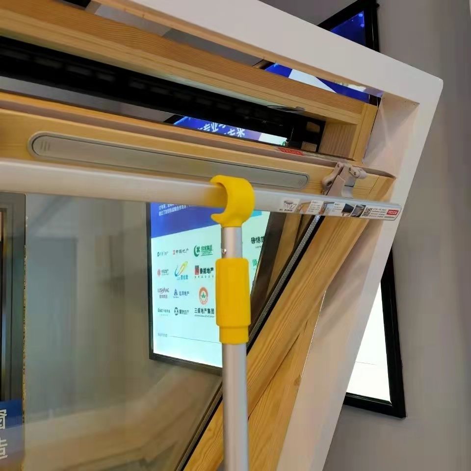 窗户拉杆厨房卧室飘窗立面上悬内外开关天窗神器伸缩辅助拉杆jd内外窗