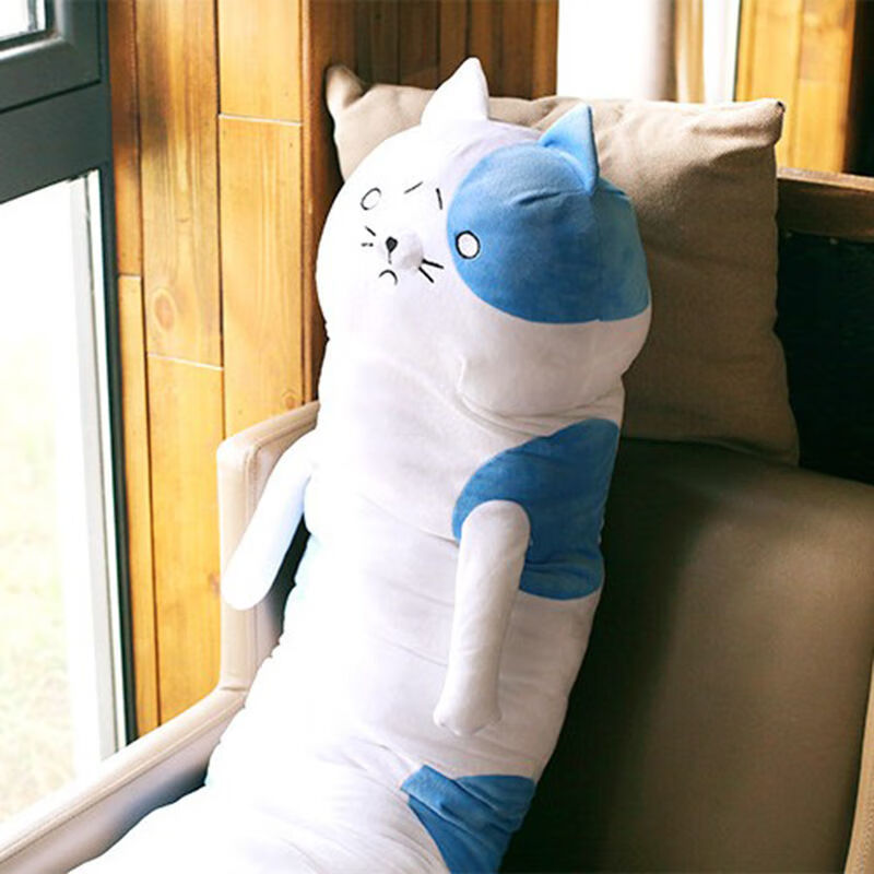 定制干物妹小埋抱枕悲伤猫咪长条毛绒等身玩偶睡觉娃娃动漫悲伤猫连脚