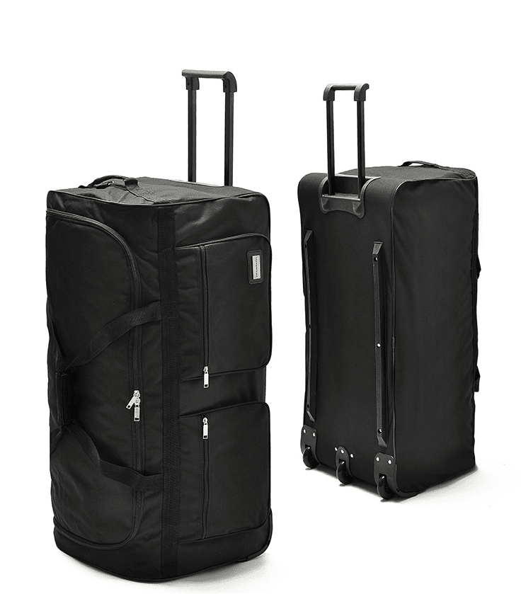 吋旅行箱软牛津帆布男学生行李箱黑色升级款40寸长宽高102cm44cm48cm