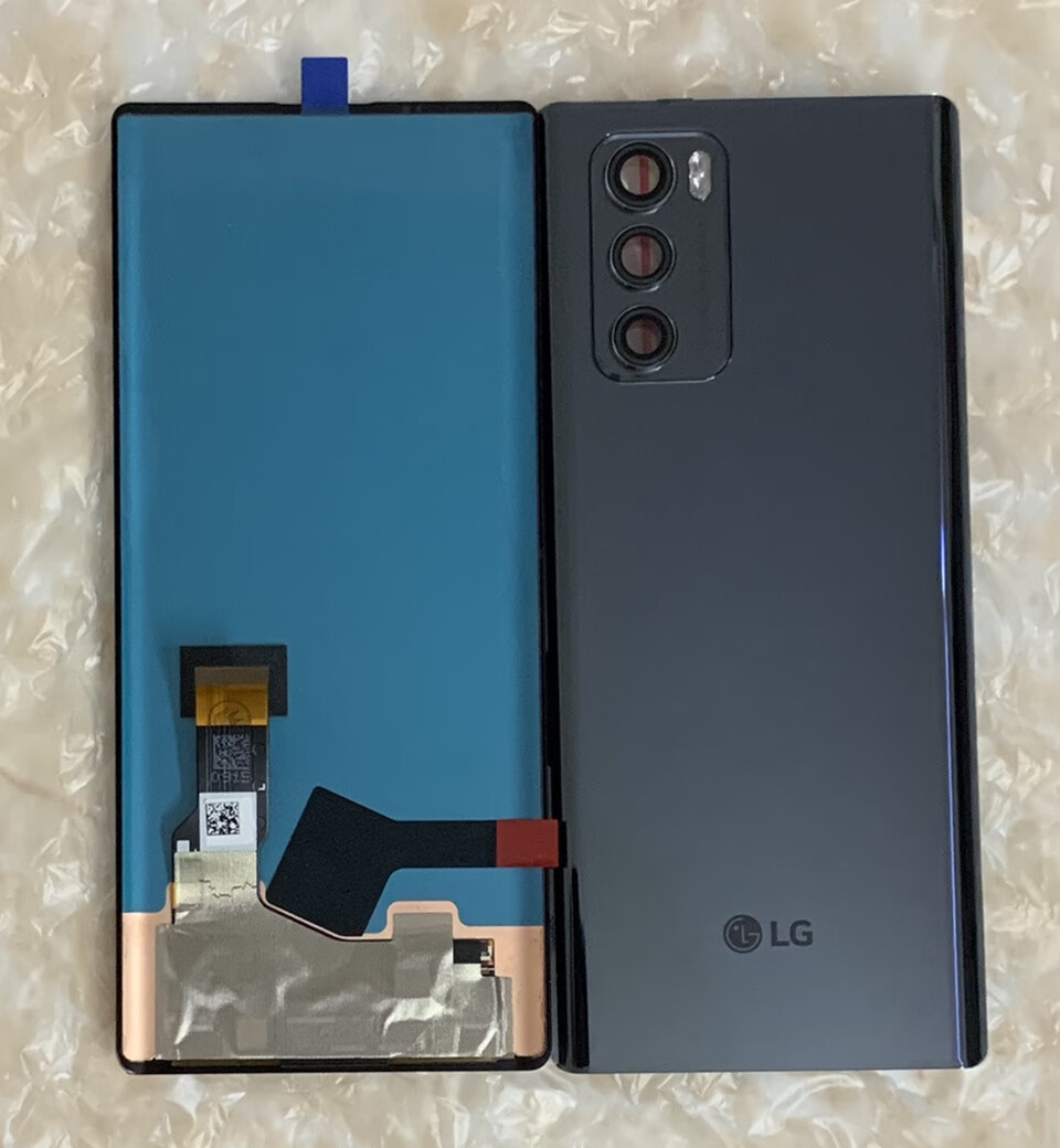 lgwing手机lg wing f100lgwing 5g屏幕总成手机后盖玻璃后壳电板 wing