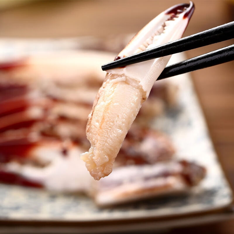 鲜活梭子蟹蟹钳大号螃蟹脚花蟹钳蟹腿新鲜饱满无空壳 买2斤送一斤 发3