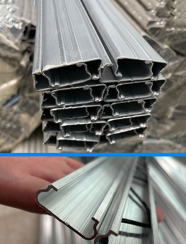 大棚卡槽卡簧配件热镀锌铝合金纳米防风压膜槽耐腐蚀加厚卡槽卡簧纳米