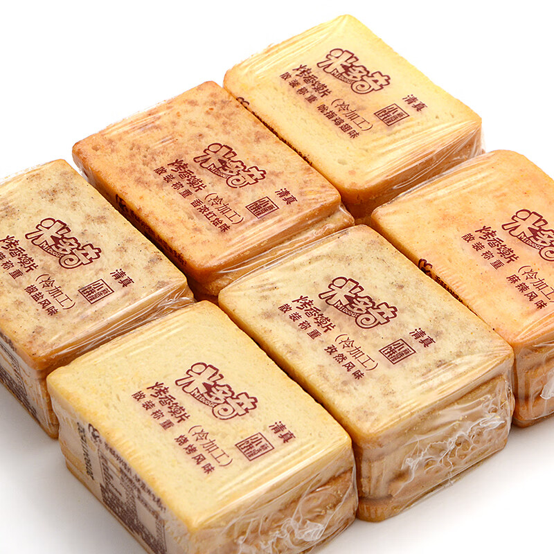 馒头片烤香馍片饼干整箱零食早餐点心小包装油炸馍丁x1咖喱牛肉味1500