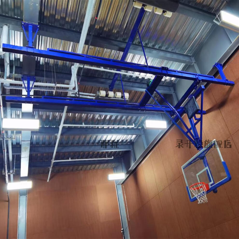 篮球架 吊顶挂式篮球架悬空篮球架吊顶折叠篮球框 悬挂篮球架 悬臂