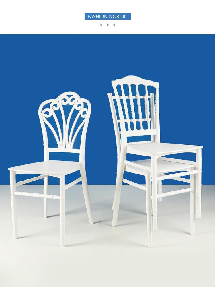 米琪罗婚礼透明竹节椅透明椅子塑料水晶椅透明凳子亚克力椅子餐椅婚庆