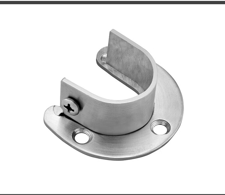 【官方旗舰】京选品质衣柜挂衣杆托座25-32mm固定托座开口法兰座