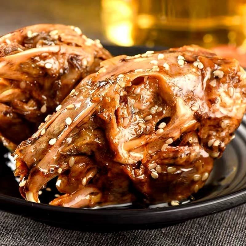 重庆特产嘟嘟麻辣五香兔头308克手撕兔老壳休闲小零食麻辣味