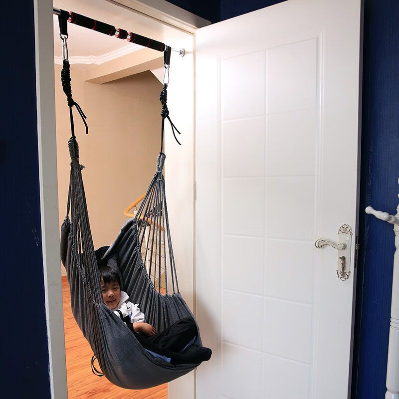 生日礼物儿童秋千室内户外庭院房间卧室吊椅阳台摇篮床家用门框布袋荡