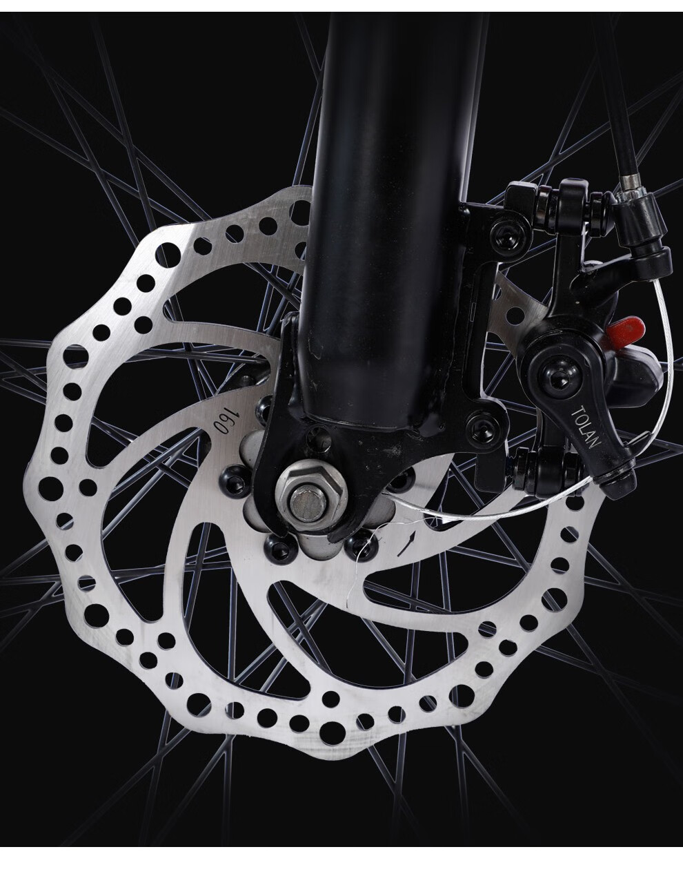 中小学生少年单车双减震越野赛车炫彩黄十刀轮24寸适合身高14517033速