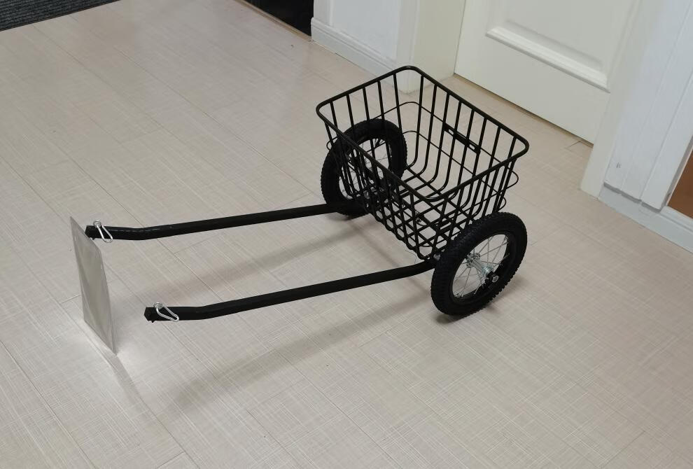 狗拉车买菜中型犬拉车 柴犬德牧 买菜工作犬拖车 柴犬 边牧狗车