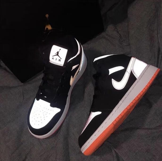 airaj1midaj1糖果鸳鸯拼色3m反光篮球鞋女鞋554725083糖果39