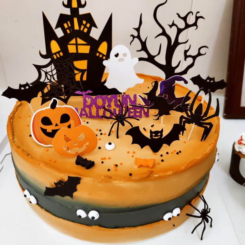 创意现做定制送闺蜜男友全国同城速递配送上海广州北京 万圣节蛋糕 14