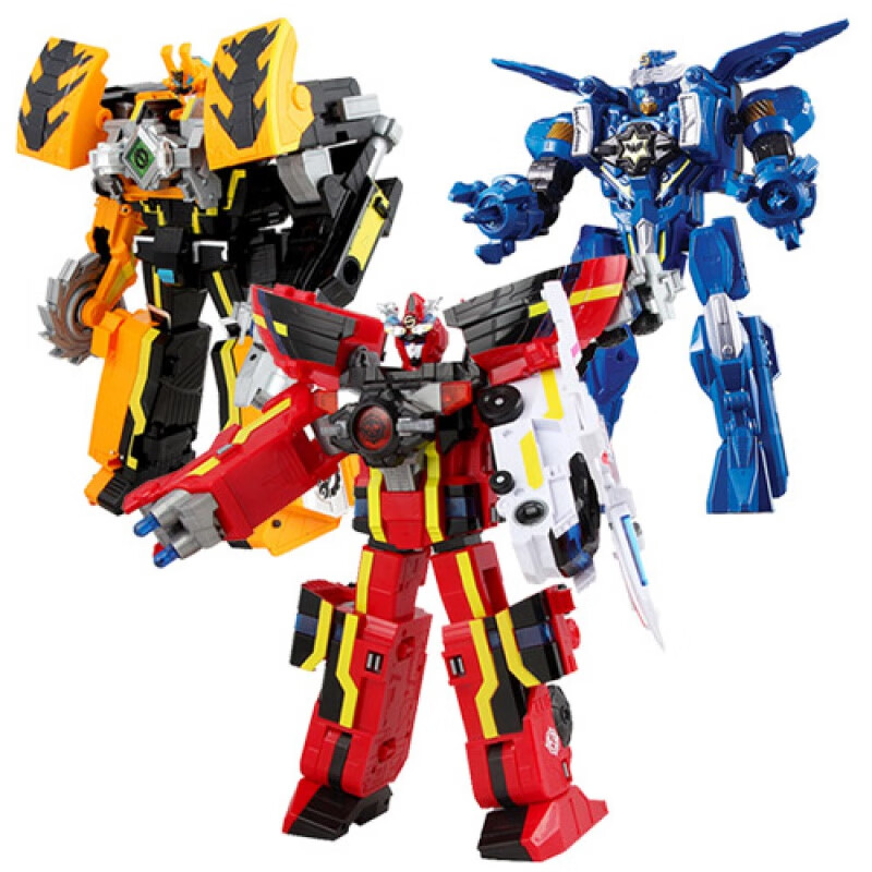 定制巨神战击队玩具4热浪合体变形机器人太阳爆裂冲锋战机王勇击3男孩