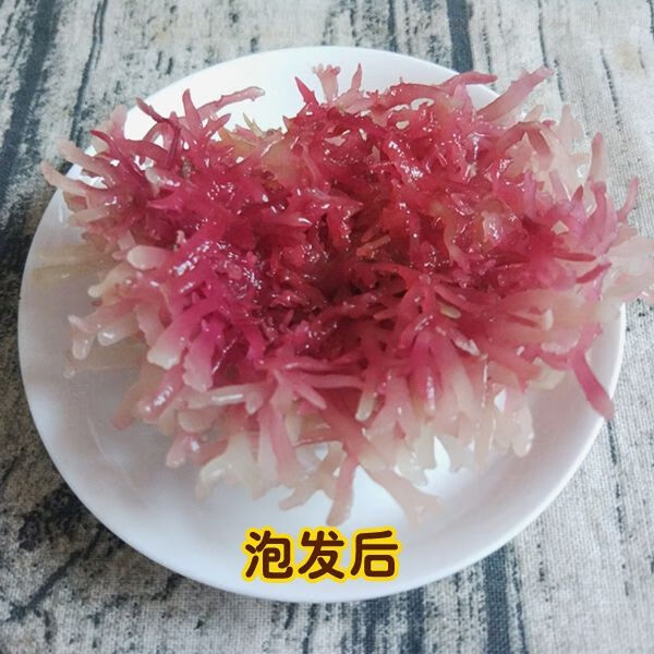 石花菜 天然血草海石花海藻海燕窝长寿菜螺旋藻发菜干货 500g