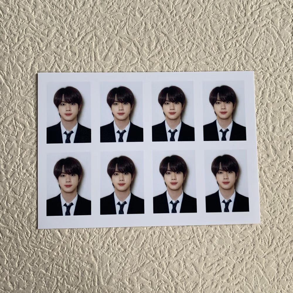磐璐胧 防弹少年团army membership kit证件照一寸照片 id photo照片