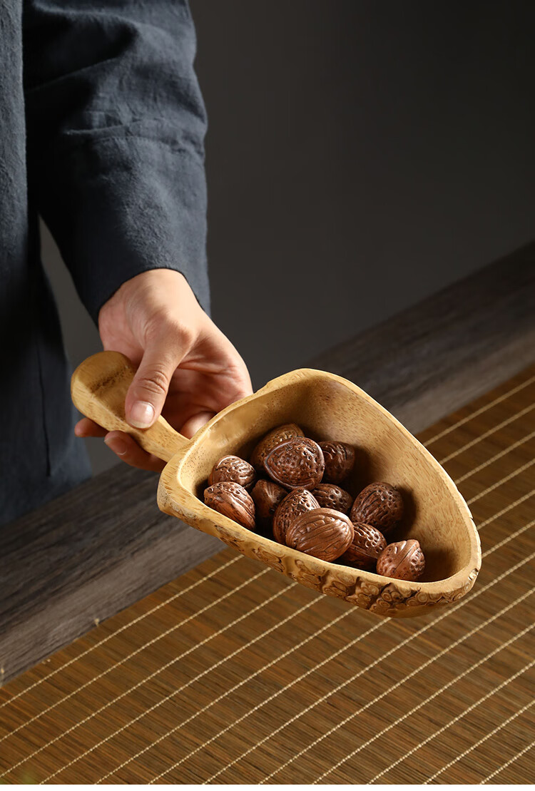 竹根果盘竹制水果点心盘天然家用茶几干果盘茶点盘木质