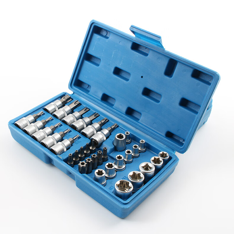 压批e型套筒套装大飞1/2花型内六角套筒旋具套管批头组合五金工具 压