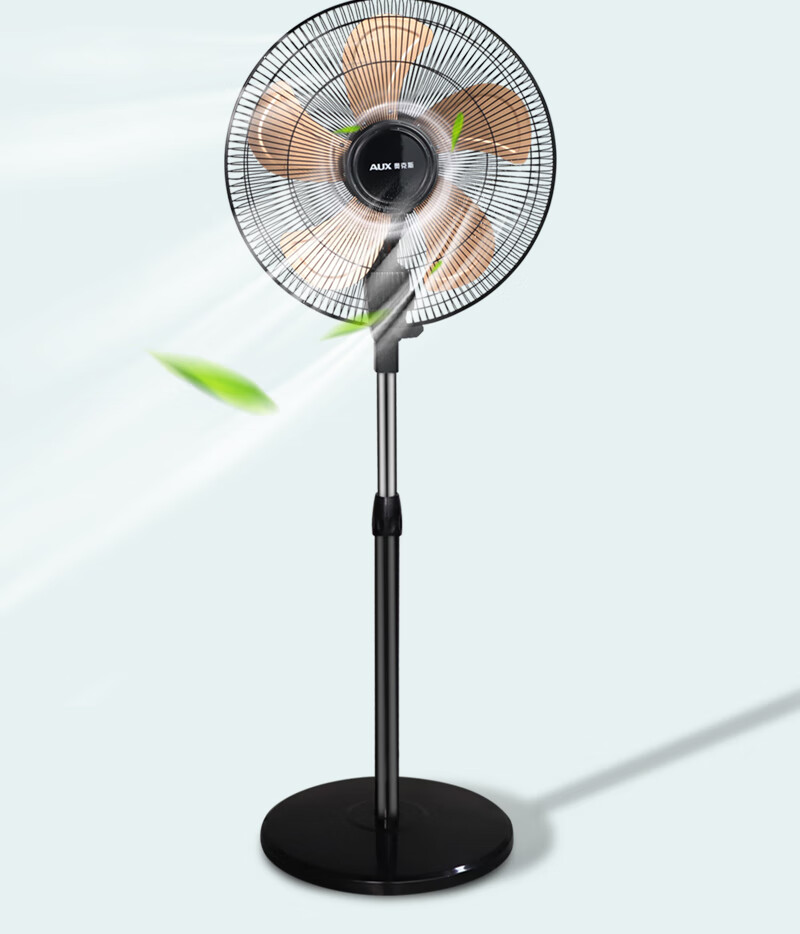 奥克斯aux家用工业扇落地扇大功率电扇摇头大风量风扇强力商用风扇