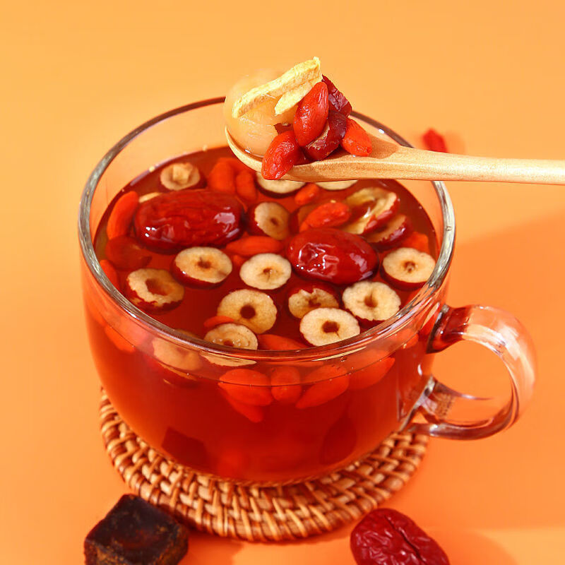 聚广德红糖姜枣茶 红糖姜茶/大姨妈补姜枣/茶桂圆红枣枸杞茶 独立包装