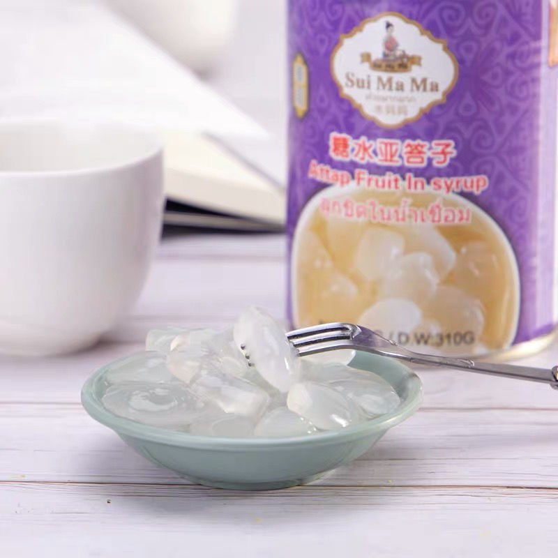 棕榈芯罐泰国水妈妈牌糖水亚答子罐头565g3罐亚达子亚答积棕榈果甜品