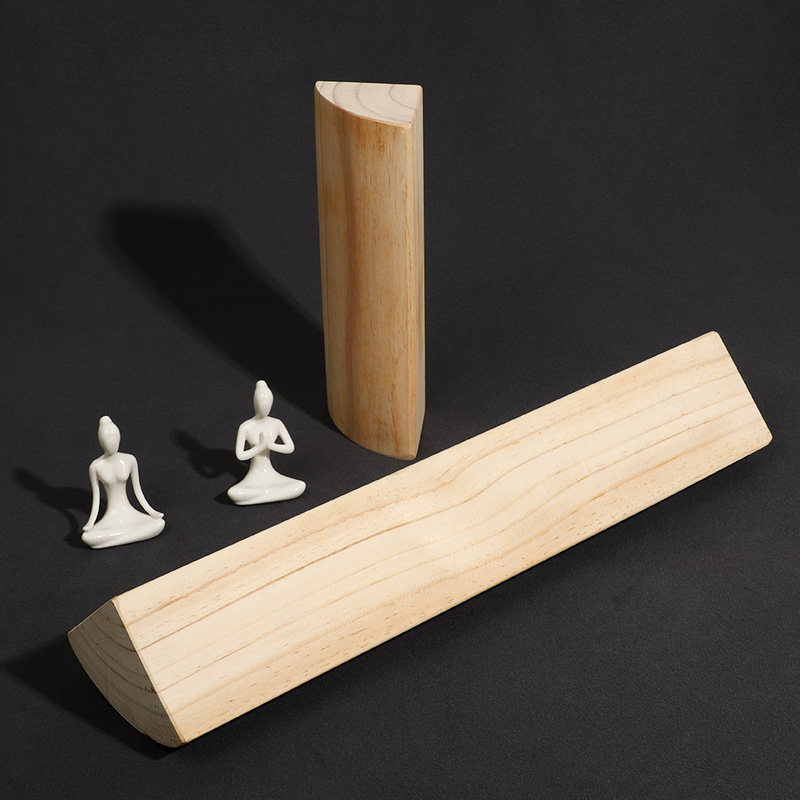 瑜伽四分之一砖半圆坡形砖弧形砖辅助艾扬格辅助瑜伽用品四分之一长砖