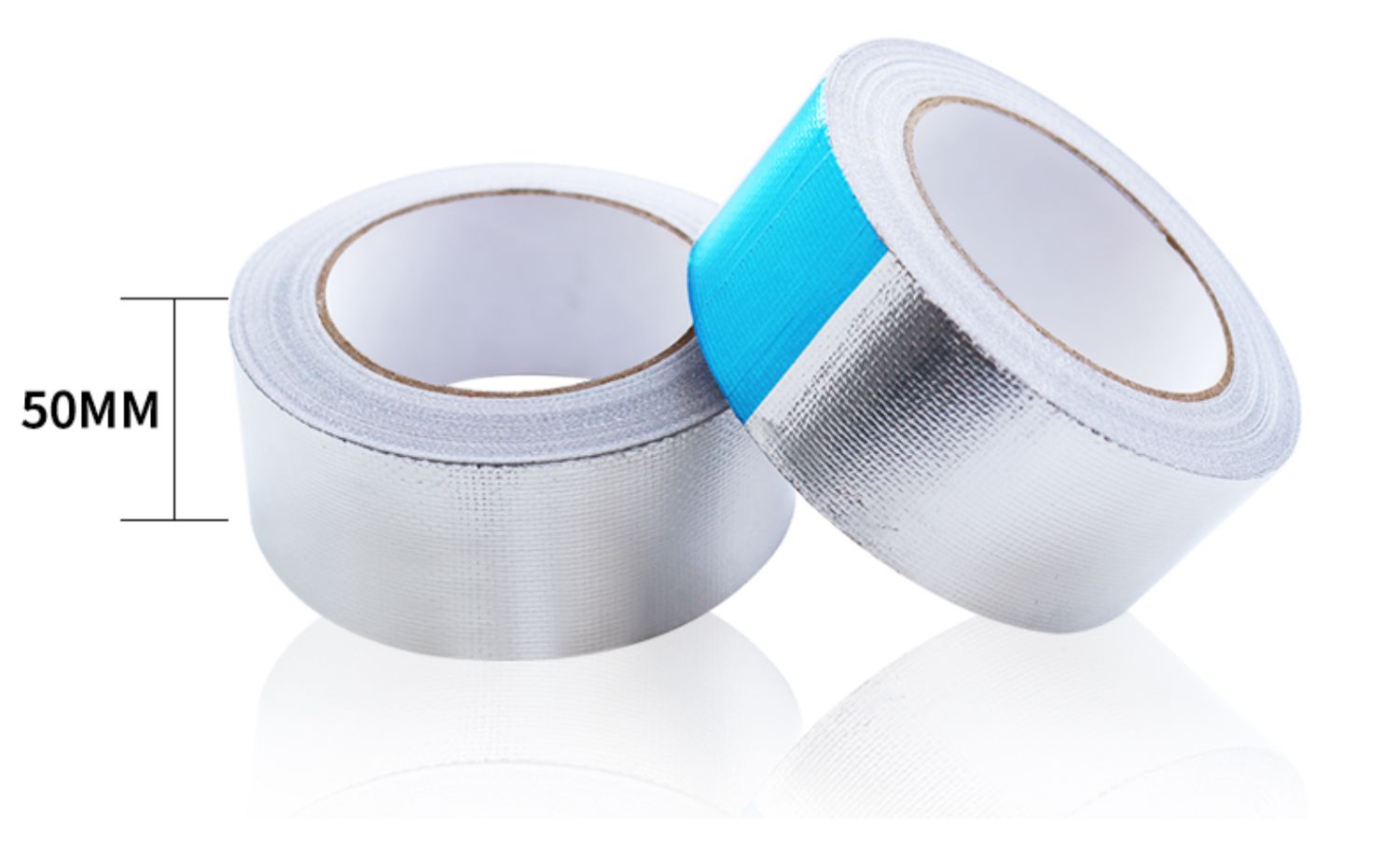 玻纤布铝箔胶带热水器油烟机排烟管道水管密封铝箔胶带防漏隔热 铝箔