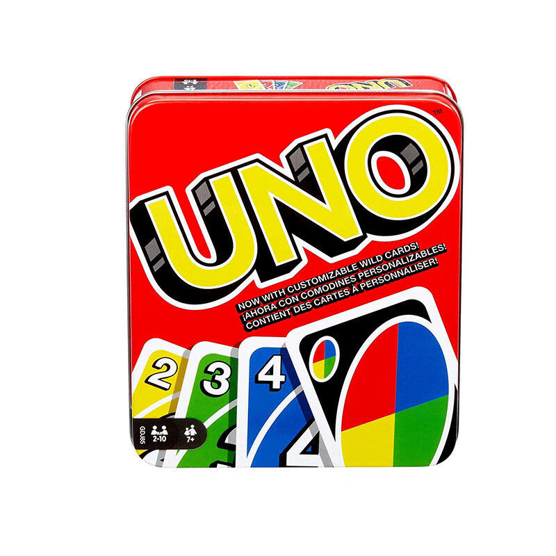 uno纸牌纸牌uno全系列牌flip铁盒防水休闲聚会桌游豪华盒装bts防弹
