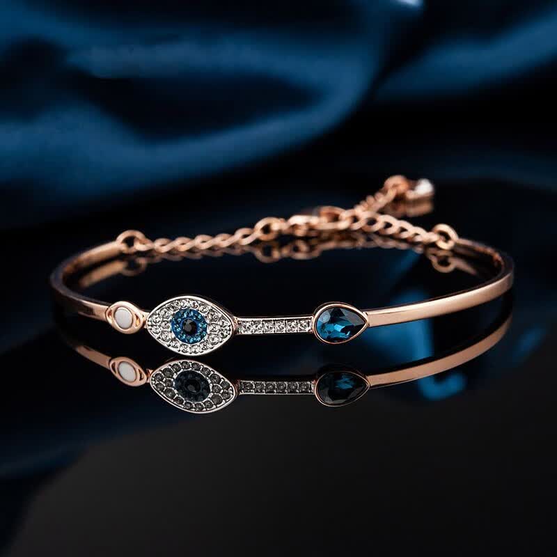 swarovski 施华洛世奇典恶魔之眼手链女手镯 情人节礼物 送女友 恶魔