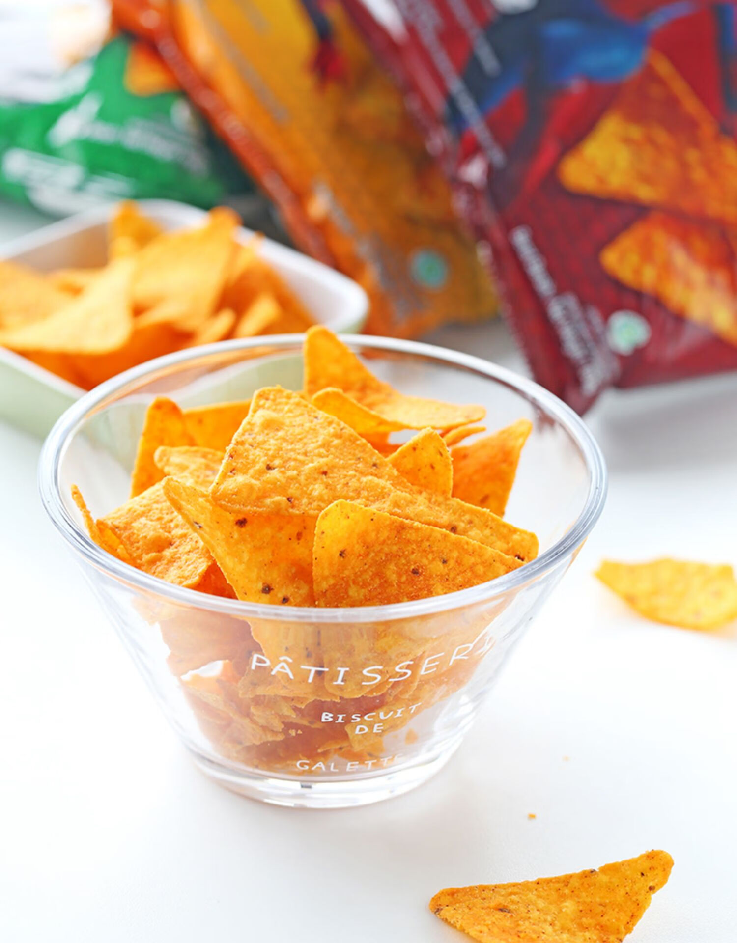 3袋组合papi酱印尼进口多力多滋doritos烧烤味玉米片薯片零食 原味2袋