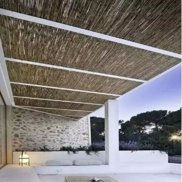 涞思芊芦苇杆酒店餐厅墙面吊顶装饰材料芦苇帘芦苇杆材料干芦苇花抖音