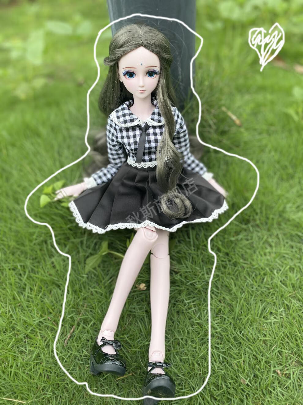 精灵梦叶罗丽公主裙60厘米娃娃叶罗丽衣服bjd婚纱校服萝莉鞋子芭巴比