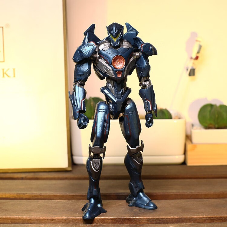万代(bandai)同款装甲环太平洋机甲危险流浪者版可发光可动模型玩具男