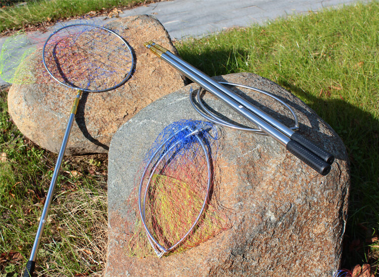 贝图抄网伸缩抄网杆不锈钢抄网折叠抄网头便携抄网垂钓配件8mm大物4m