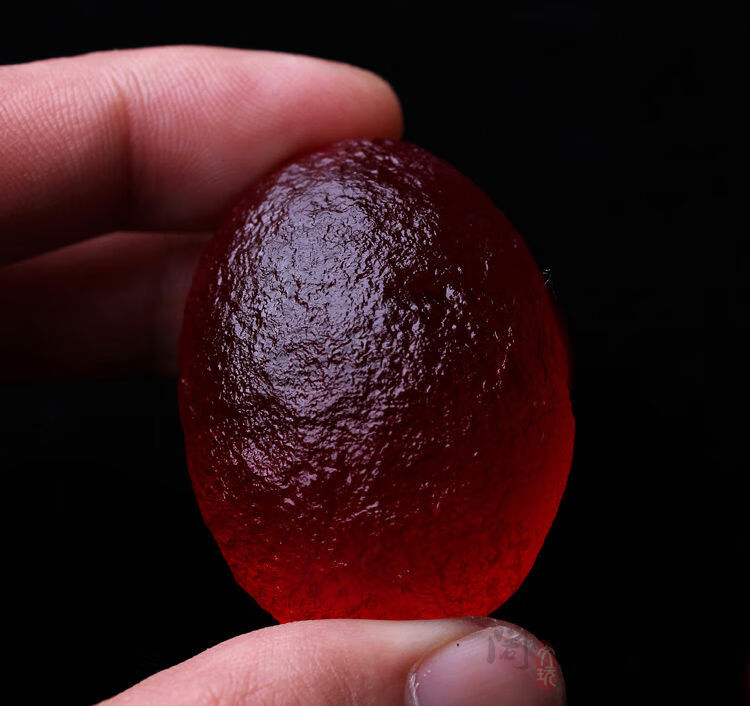 原色库尔勒血陨石挂坠把玩原石diy吊坠疗愈灵性宇宙能量库尔勒血陨石