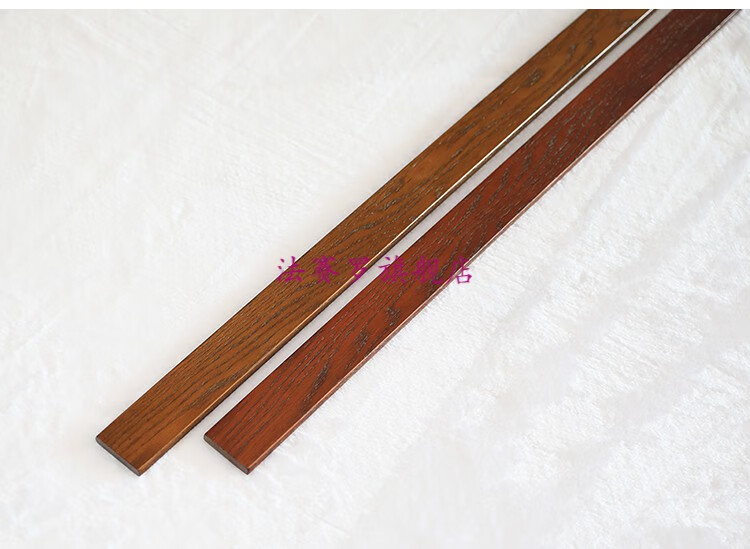 纯实木平板线条吊顶线条压边条背景墙装饰l边线条可定制 象牙白色