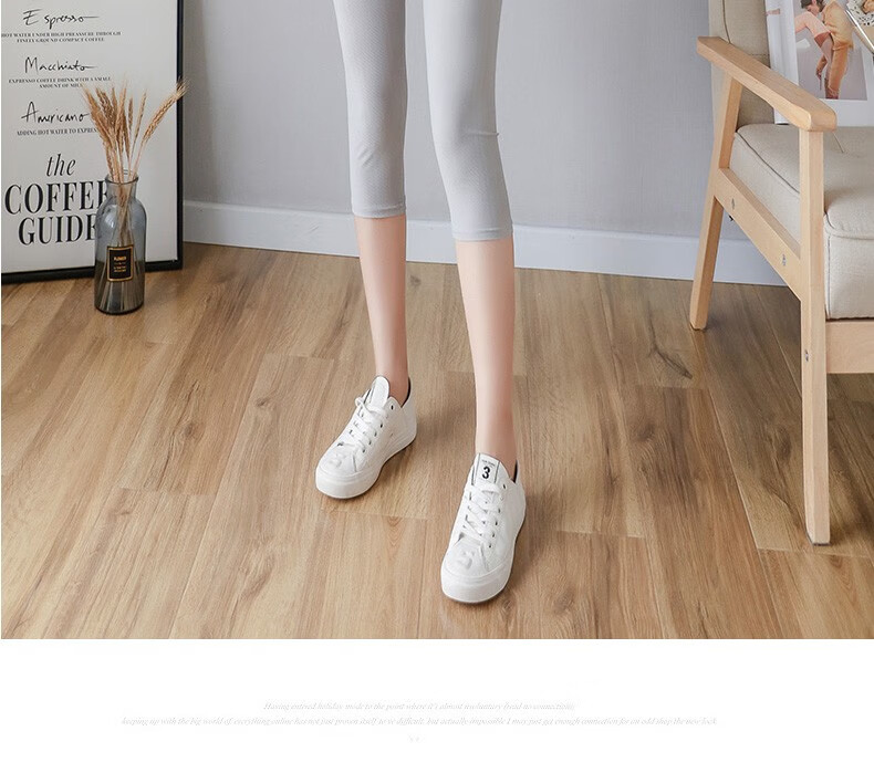 LangSha Ice Silk Leggings for Women, Lightweight Summer Elastic Seven-Point Pants, High-Waist Slimming Sun Protection Tight-Fitting Trousers for Outer Wear 15