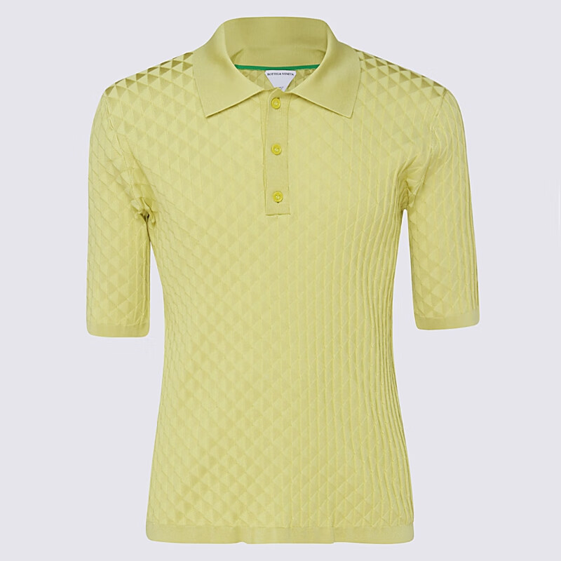 欧洲直采bottegaveneta葆蝶家男装2022春夏男士polo衫682473黄色l