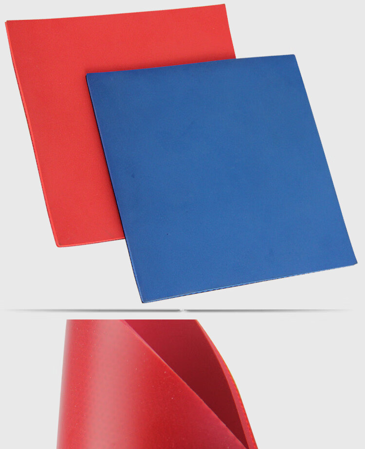 郗恩庭反胶乒乓球拍红胶乒乓球套胶训练乒乓球球拍胶球馆一片红色护边