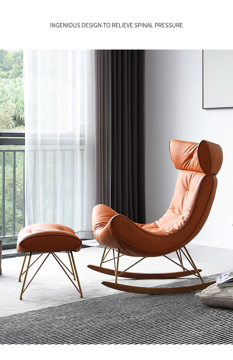 东特客厅单人沙发椅家用现代简约小户型休闲卧室椅意式极简高背椅x9