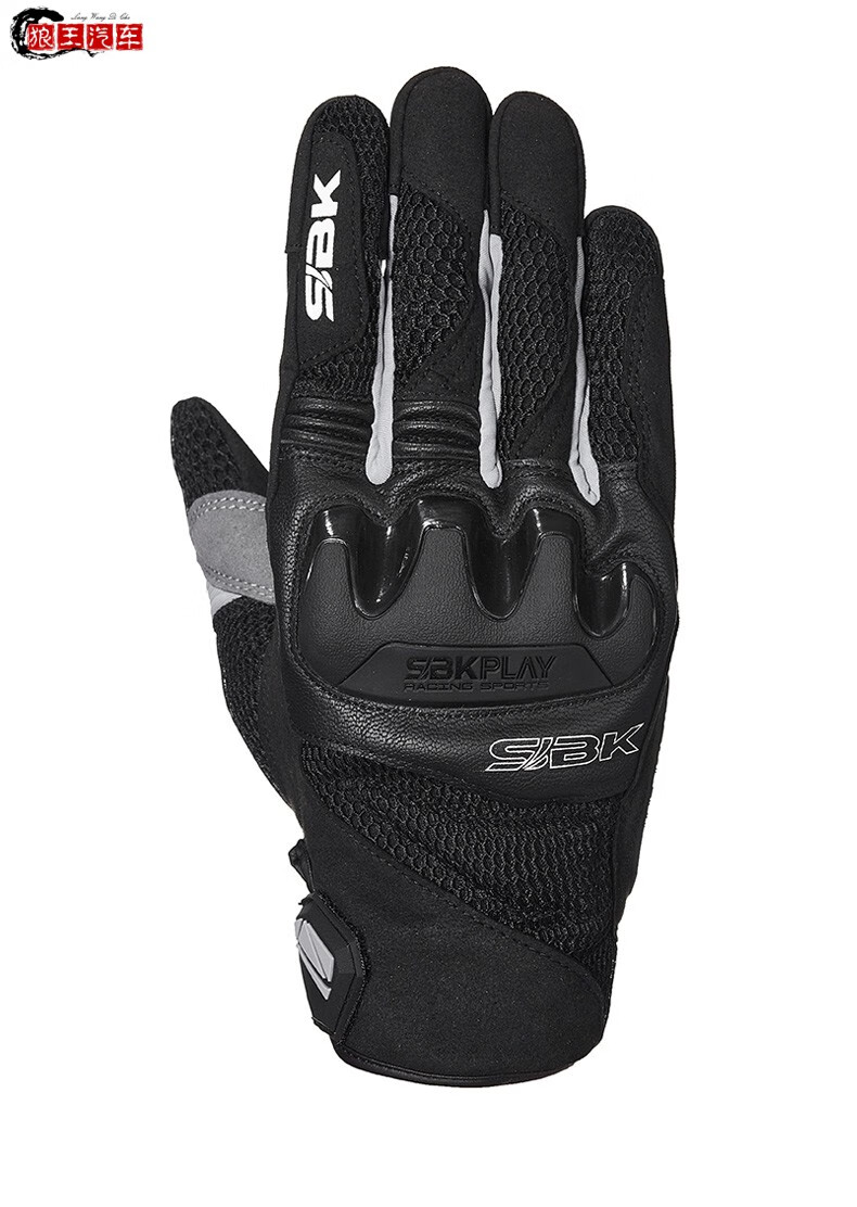 sbk摩托车手套夏季男骑士透气防摔手套骑行机车触屏手套赛车防摔sk2