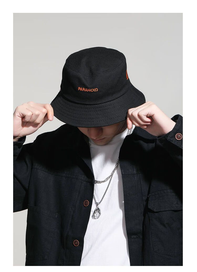 男士渔夫帽帽子男新款夏季防晒潮流盆帽男士休闲遮阳鸭舌帽中学生帅气