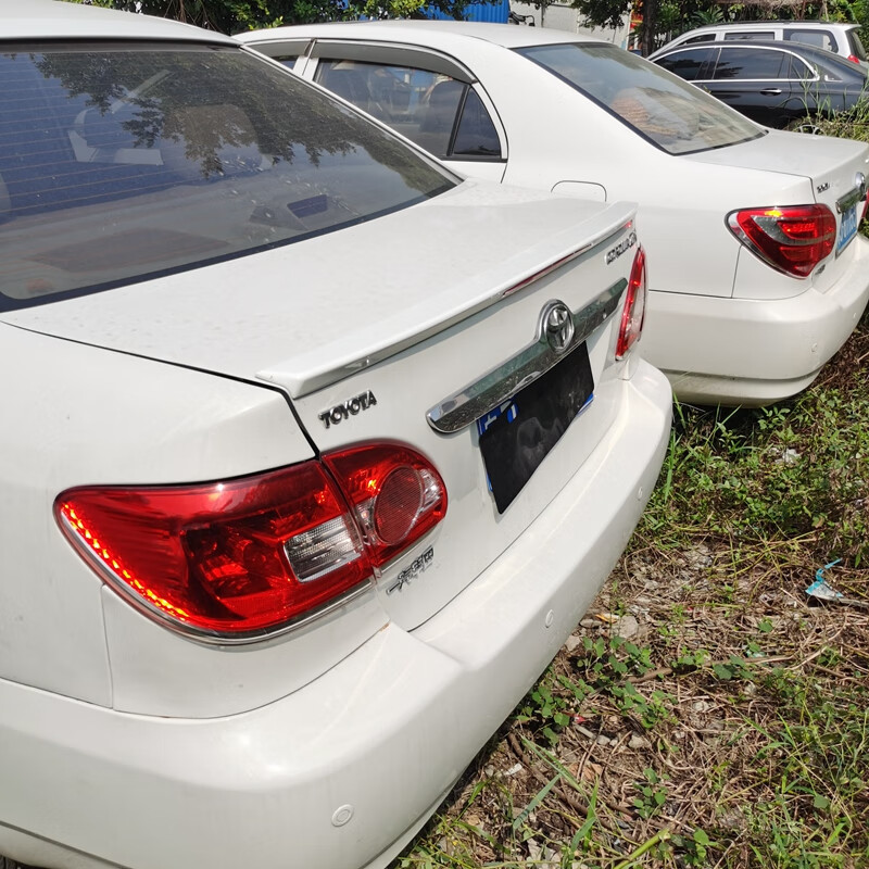 适用于2006-2015款丰田花冠尾翼花冠改装专用免打孔烤漆装饰顶翼定风