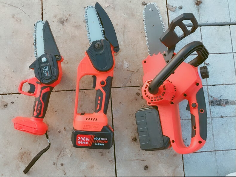 德国捷鸿充电式电锯家用锂电电链锯电动伐木锯手持果园修枝砍树链4寸