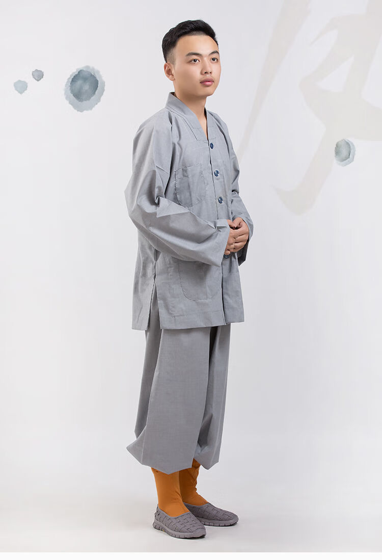 佛教用品僧服短褂师父小褂四季可穿中长棉短套【上